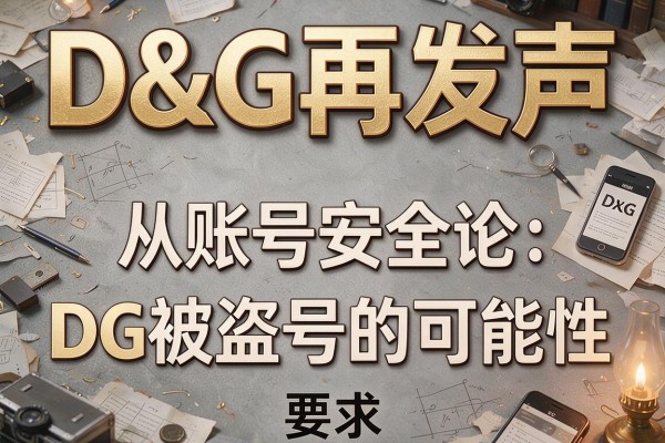 D&G再发声 从账号安全论DG被盗号的可能性