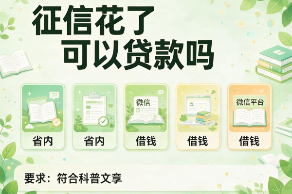 征信花了可以贷款吗，省内五个微信平台借钱