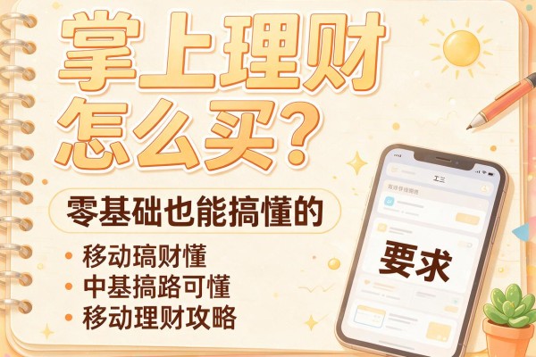 掌上理财怎么买？零基础也能搞懂的移动理财攻略