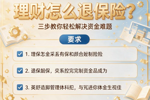理财怎么退保险？三步教你轻松解决资金难题