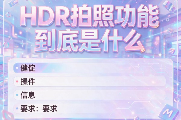 HDR拍照功能到底是什么