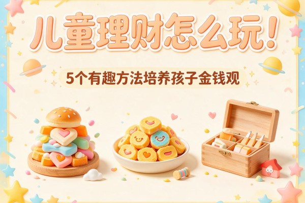 儿童理财怎么玩：5个有趣方法培养孩子金钱观