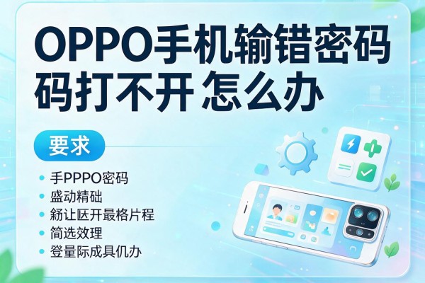 OPPO手机输错密码打不开怎么办？