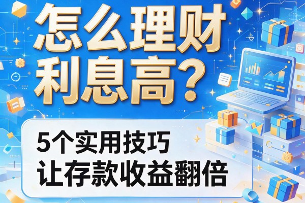 怎么理财利息高？5个实用技巧让存款收益翻倍