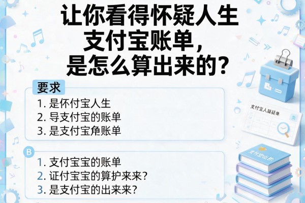 让你看得怀疑人生的支付宝账单,是怎么算出来的?