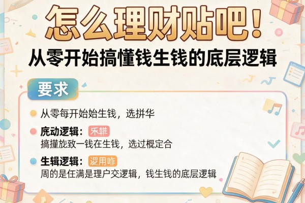 怎么理财贴吧：从零开始搞懂钱生钱的底层逻辑