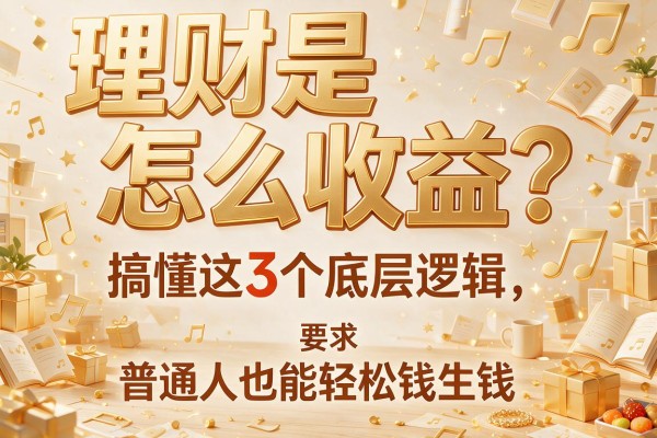 理财是怎么收益？搞懂这3个底层逻辑，普通人也能轻松钱生钱