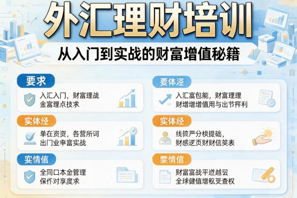 外汇理财培训：从入门到实战的财富增值秘籍