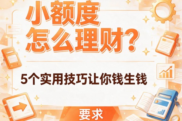 小额度怎么理财？5个实用技巧让你钱生钱