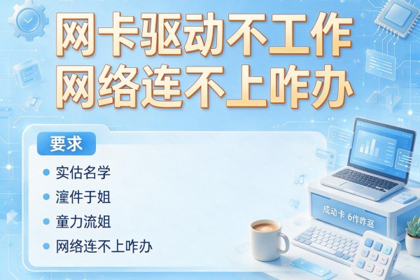 网卡驱动不工作，网络连不上咋办？