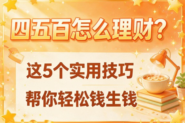 四五百怎么理财？这5个实用技巧帮你轻松钱生钱