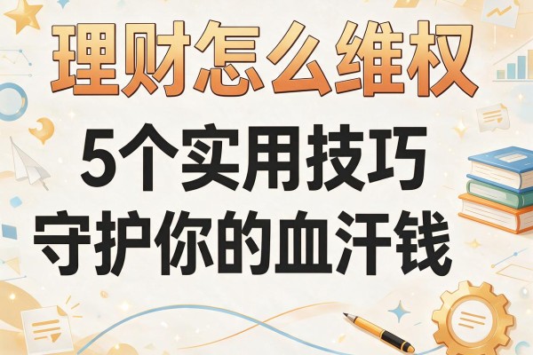 理财怎么维权：5个实用技巧守护你的血汗钱