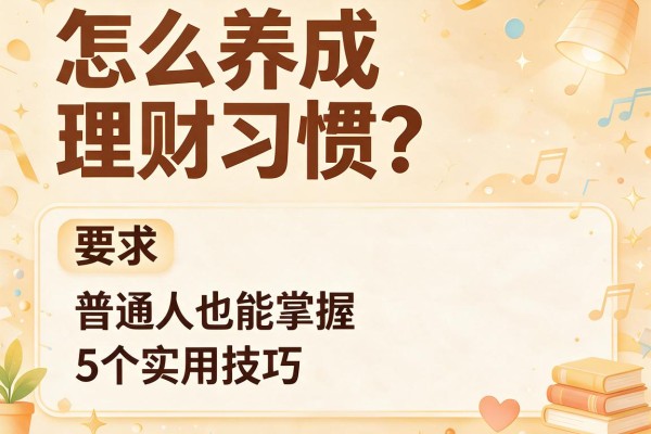 怎么养成理财习惯？普通人也能掌握的5个实用技巧