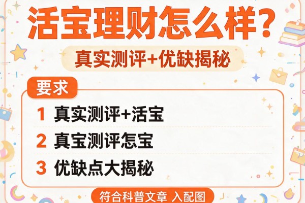 活宝理财怎么样？真实测评+优缺点大揭秘