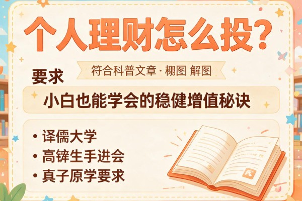 个人理财怎么投？小白也能学会的稳健增值秘诀