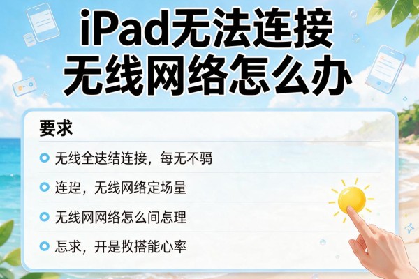 iPad无法连接无线网络怎么办？