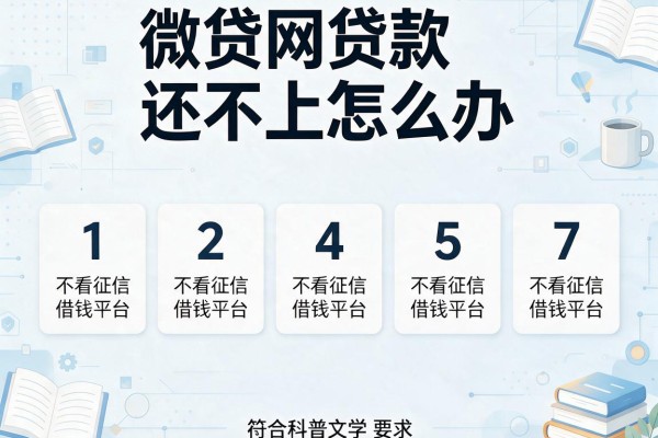 微贷网贷款还不上怎么办，分析五个不看征信的借钱平台