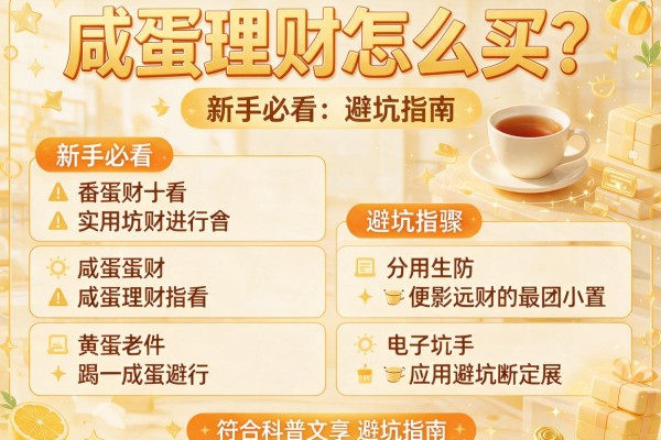 咸蛋理财怎么买？新手必看的实用步骤和避坑指南