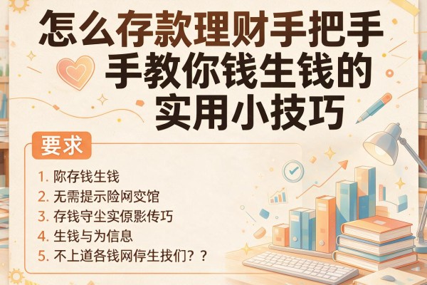 怎么存款理财手把手教你钱生钱的实用小技巧