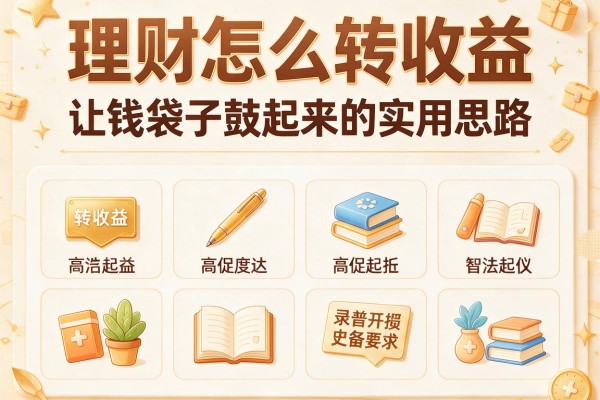 理财怎么转收益：让钱袋子鼓起来的实用思路