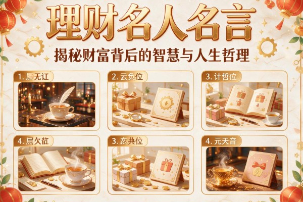 理财名人名言：揭秘财富背后的智慧与人生哲理