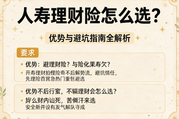 人寿理财险怎么选？优势与避坑指南全解析