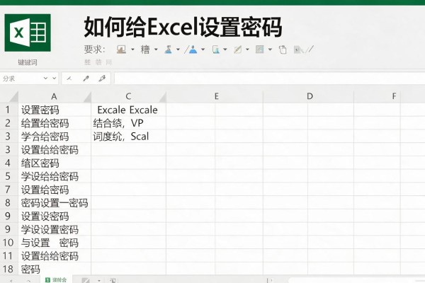 如何给Excel表格设置密码？