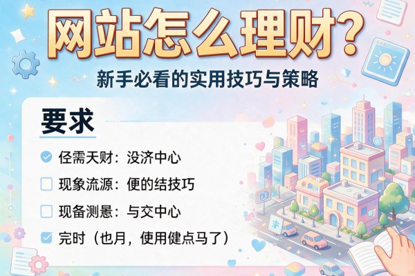 网站怎么理财？新手必看的实用技巧与策略