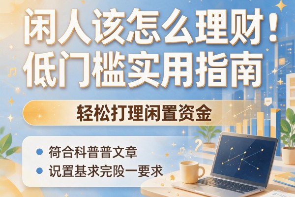 闲人该怎么理财：低门槛实用指南，轻松打理闲置资金