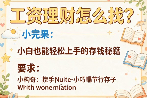 工资理财怎么找？小白也能轻松上手的存钱秘籍