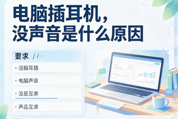电脑插耳机没声音是什么原因