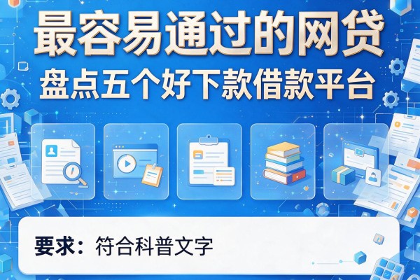 最容易通过的网贷，盘点五个好下款借款平台