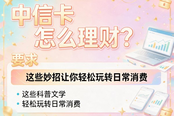 中信卡怎么理财？这些妙招让你轻松玩转日常消费