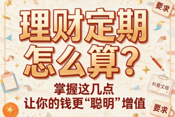 理财定期怎么算？掌握这几点让你的钱更“聪明”增值