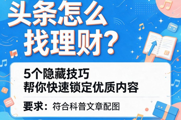 头条怎么找理财？5个隐藏技巧帮你快速锁定优质内容