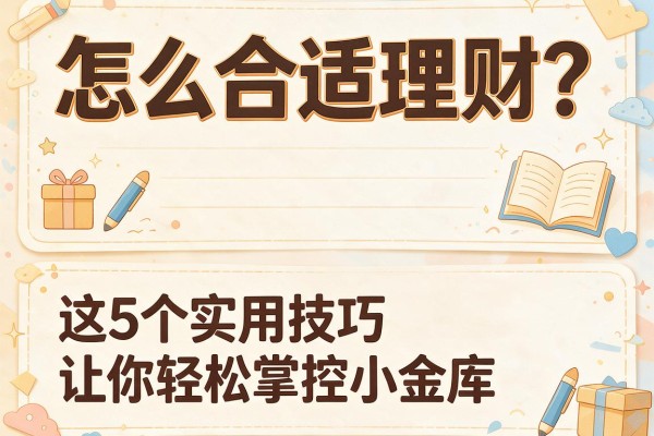 怎么合适理财？这5个实用技巧让你轻松掌控小金库
