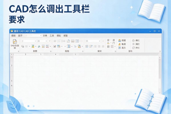 CAD怎么调出工具栏