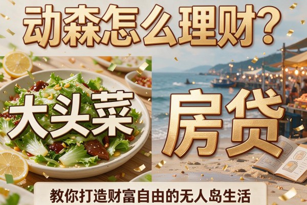 动森怎么理财？从大头菜到房贷，教你打造财富自由的无人岛生活！