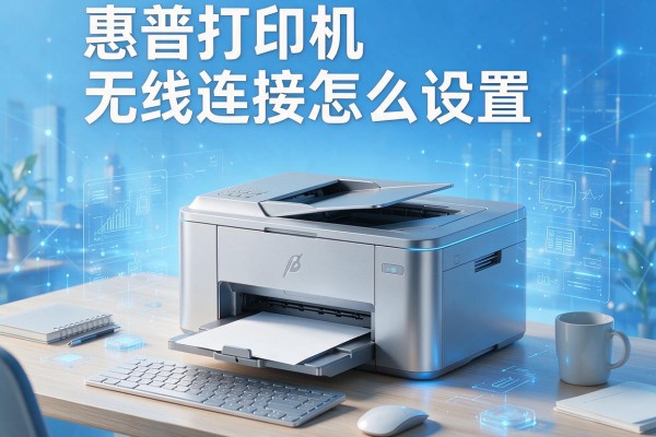 惠普打印机无线连接怎么设置？