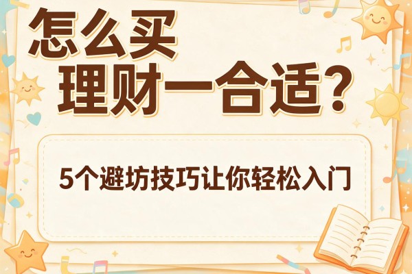 怎么买理财合适？5个避坑技巧让你轻松入门