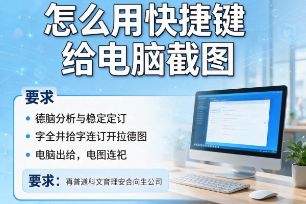 怎么用快捷键给电脑截图？