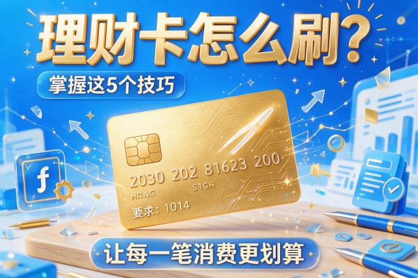 理财卡怎么刷？掌握这5个技巧让每一笔消费更划算
