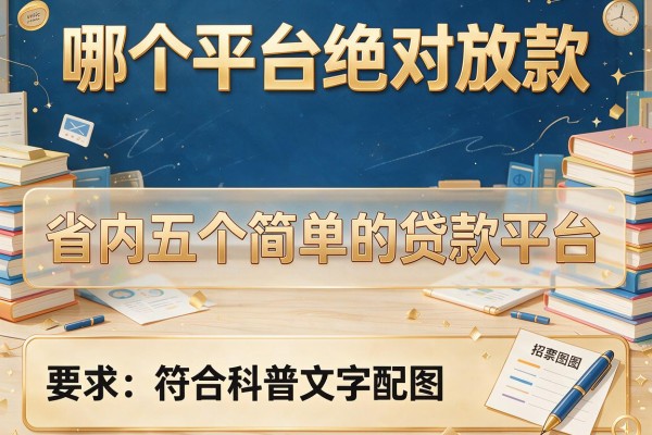 哪个平台绝对放款，省内五个简单的贷款平台