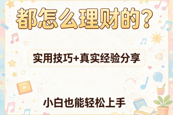 都怎么理财的？实用技巧+真实经验分享，小白也能轻松上手
