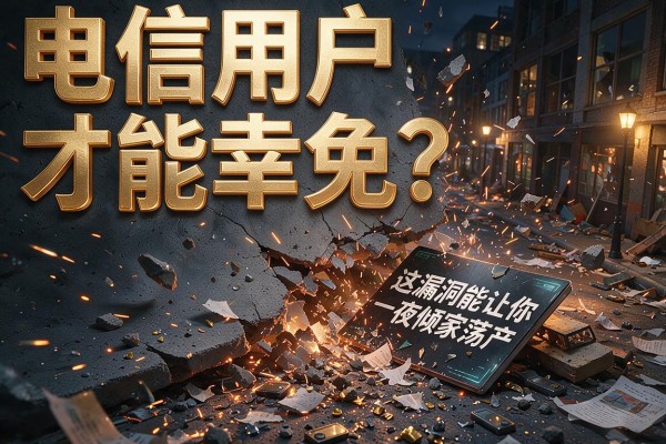 电信用户才能幸免？这漏洞能让你一夜倾家荡产