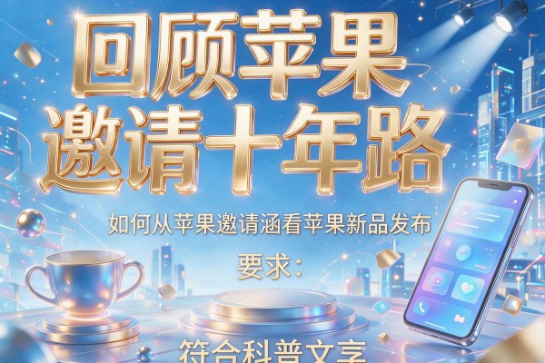 回顾苹果邀请涵十年路 教你如何从苹果邀请涵看苹果新品发布