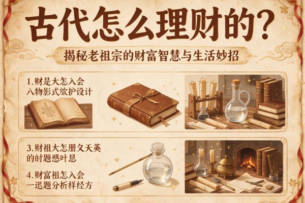 古代怎么理财的?揭秘老祖宗的财富智慧与生活妙招