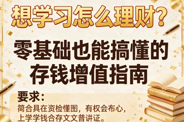 想学习怎么理财？零基础也能搞懂的存钱增值指南