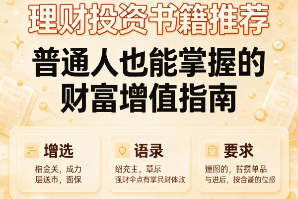 理财投资书籍推荐：普通人也能掌握的财富增值指南