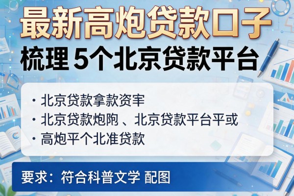 最新高炮贷款口子，梳理5个北京贷款平台